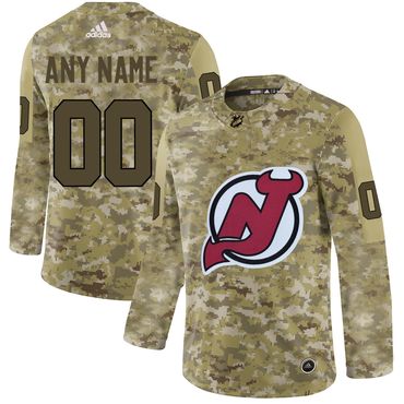 New Jersey Devils Camo Customized  Jersey