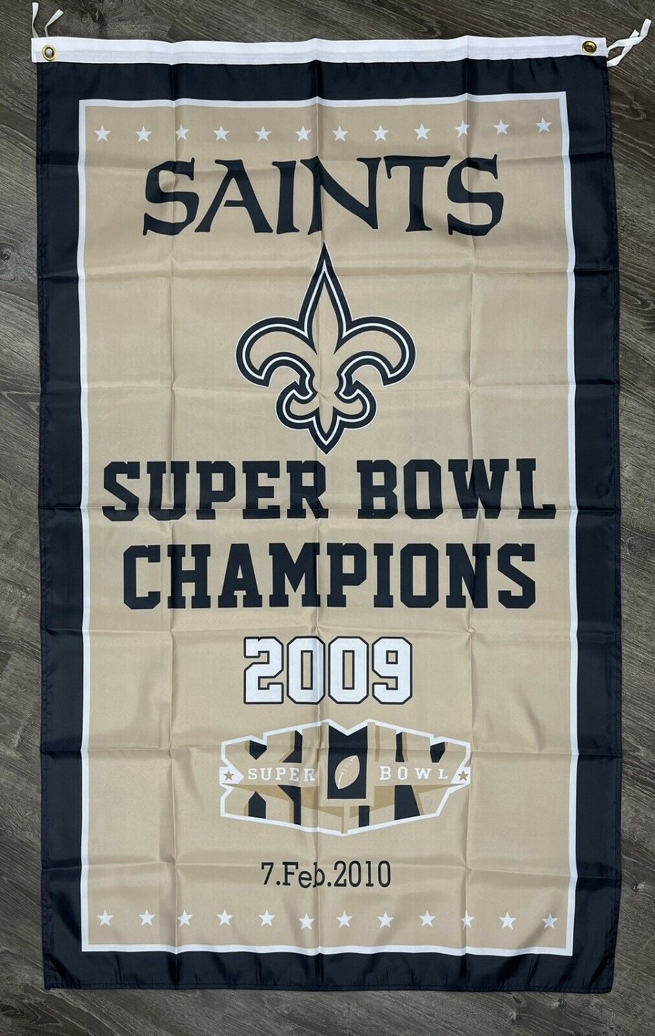 New Orleans Saints Super Bowl Championship Flag 3x5 ft Sport Banner Man-Cave