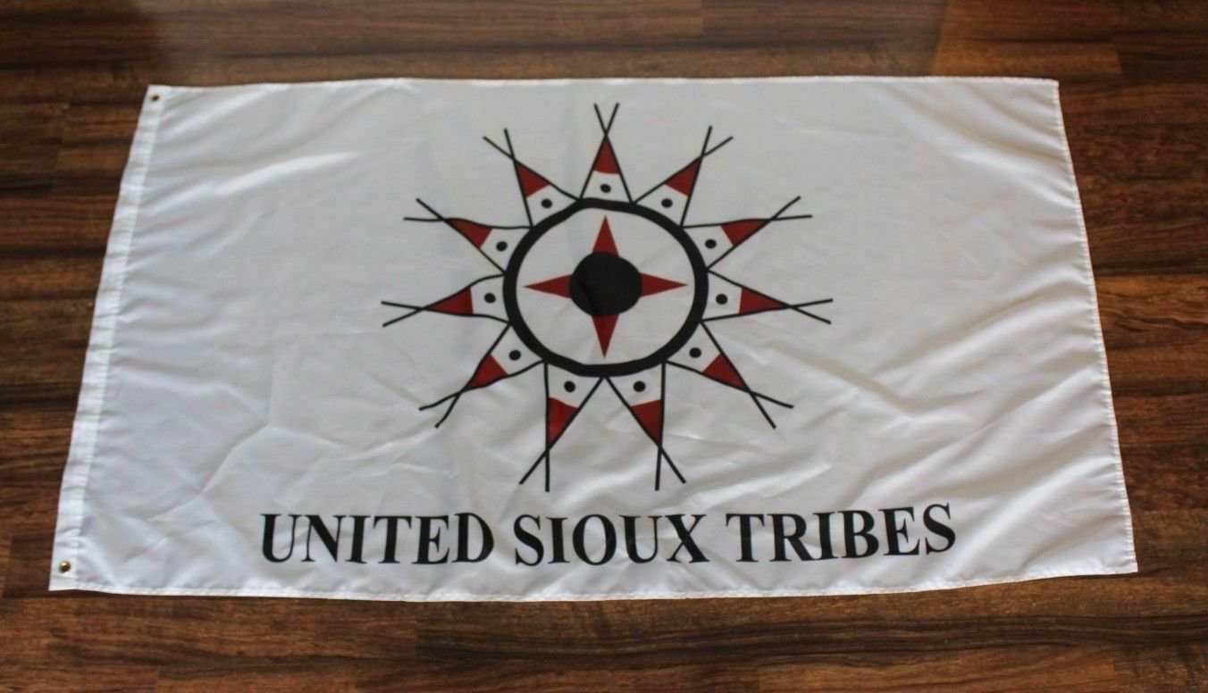 New United Sioux Nation Tribes Banner Flag Native American Indian Tribe Tribal 3x5ft