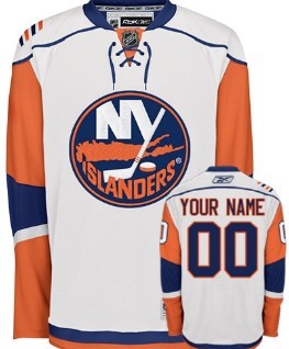 New York Islanders Customized White Jersey