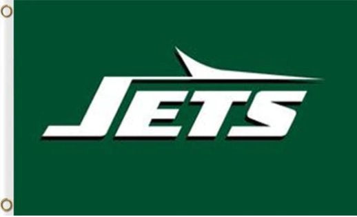 New York Jets Blue Flag 3X5 Ft Polyester Banner USA 90x150cm