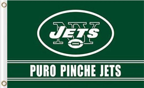 New York Jets Puro Pinche Flag 3X5 Ft Polyester Banner USA 90x150cm