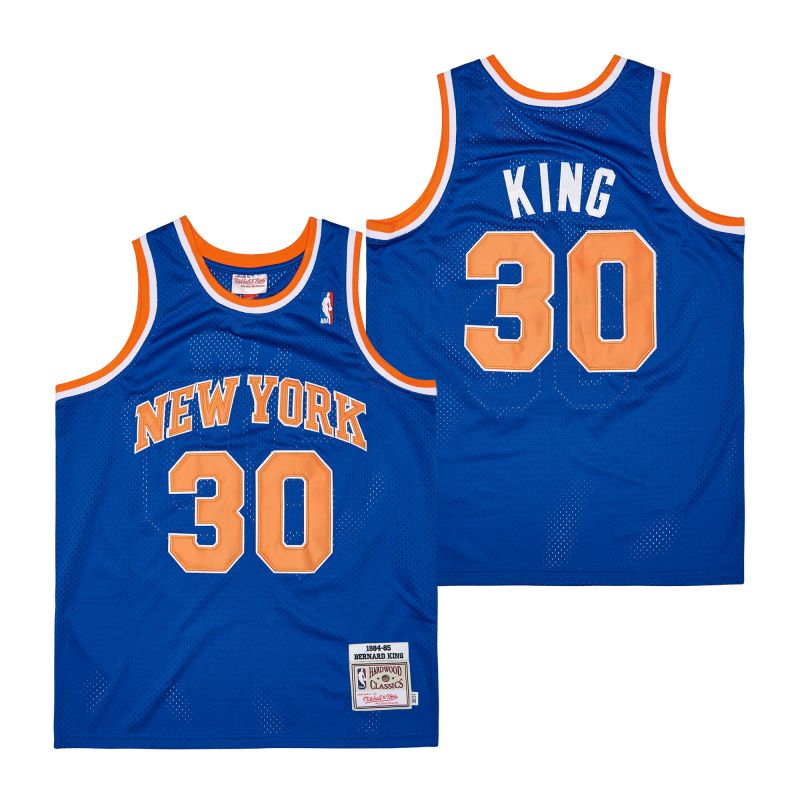 New York Knicks #30 King Movie Basketball Jersey White