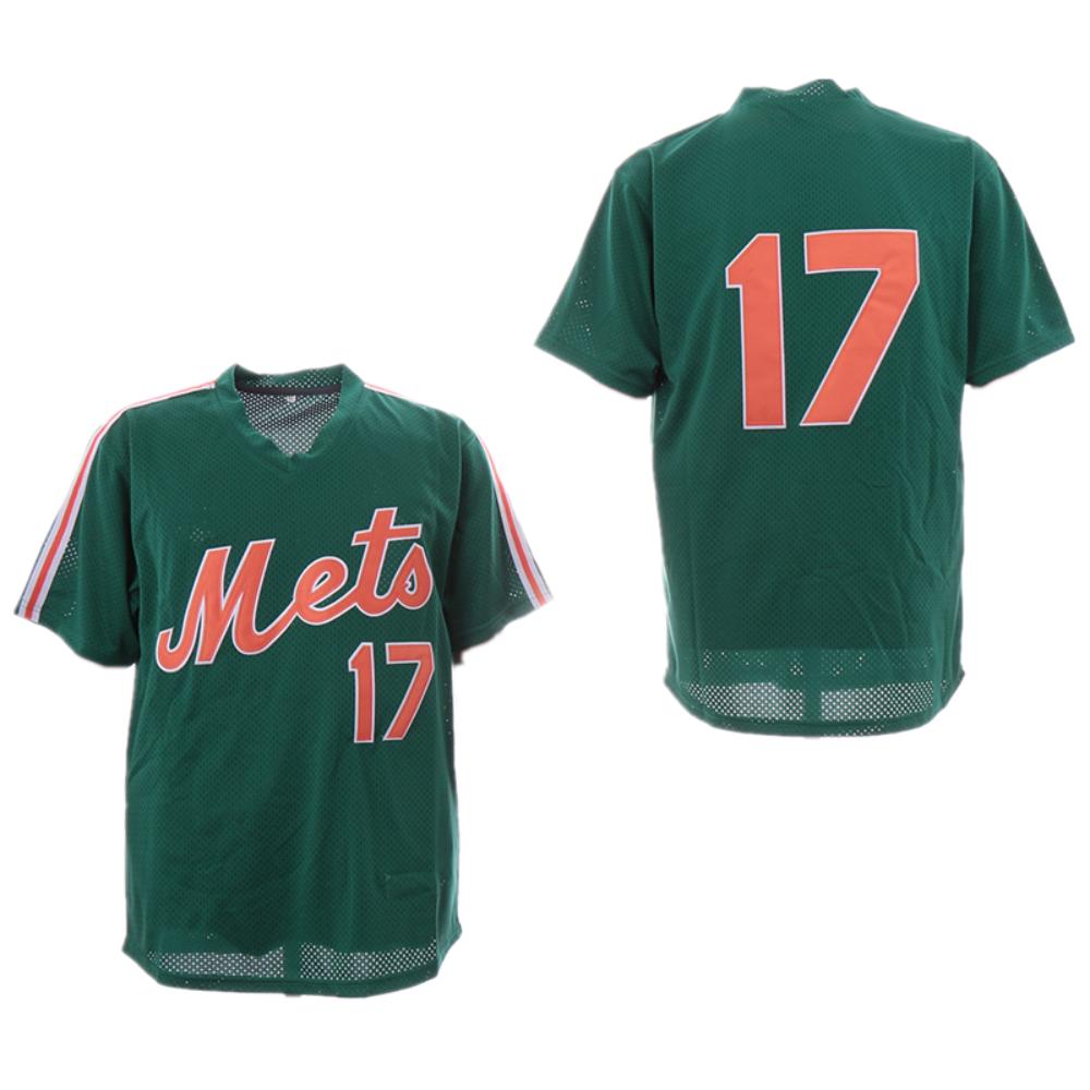 New York Mets Keith Hernandez Green Throwback Mesh Pullover Jersey