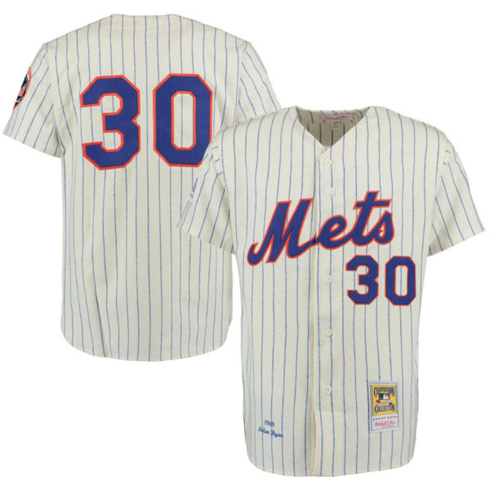 New York Mets Nolan Ryan Cream 1969 Throwback Jersey