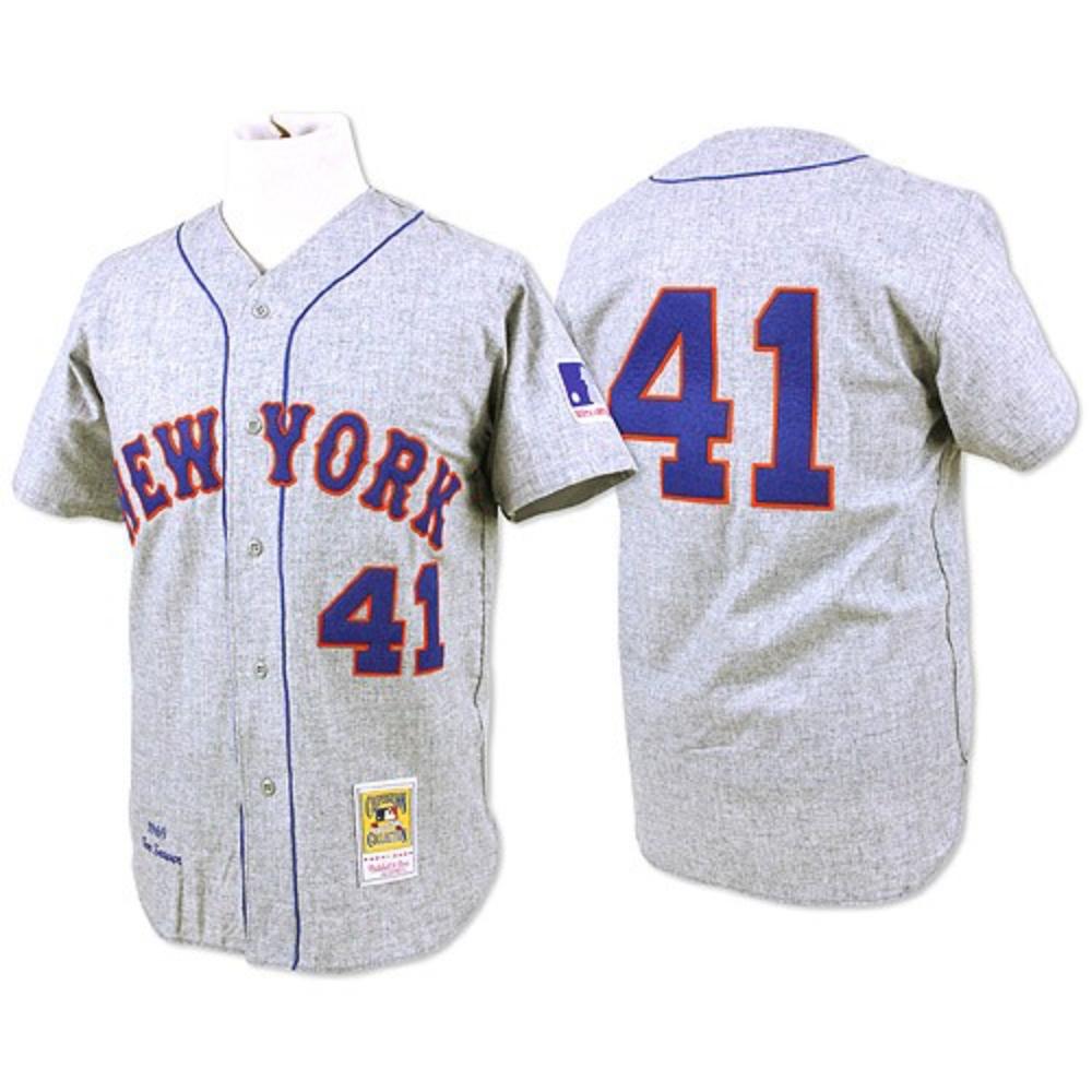New York Mets Tom Seaver Gray 1969 Throwback Jersey