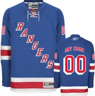 New York Rangers Customized Light Blue Jersey