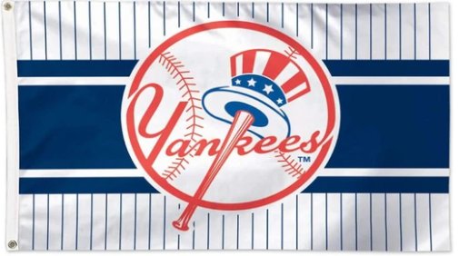 New York Yankees Deluxe flag 3X5Ft Banner USA Polyester with Brass Grommets