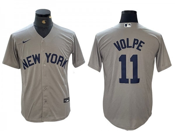New York Yankees #11 Anthony Volpe Home Player Name Jersey - White
