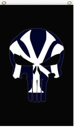 New York Yankees flag Black 3X5Ft Banner USA Polyester with Brass Grommets