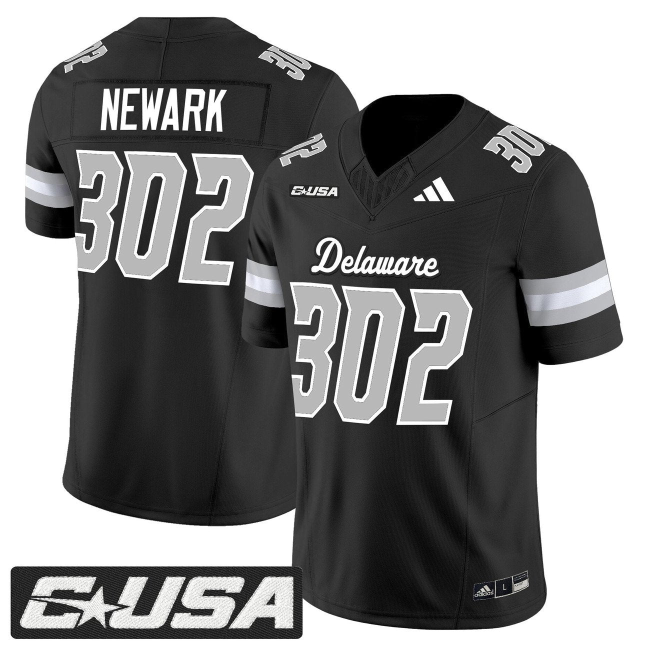 Newark Jersey #302 Delaware Blue Hens 2025 Vapor Limited Stitched