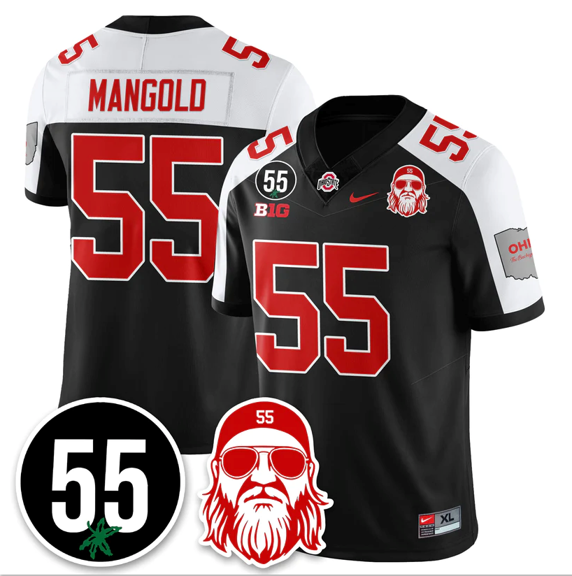 Nick Mangold Jersey #55 Ohio State Buckeyes Vapor Limited Stitched