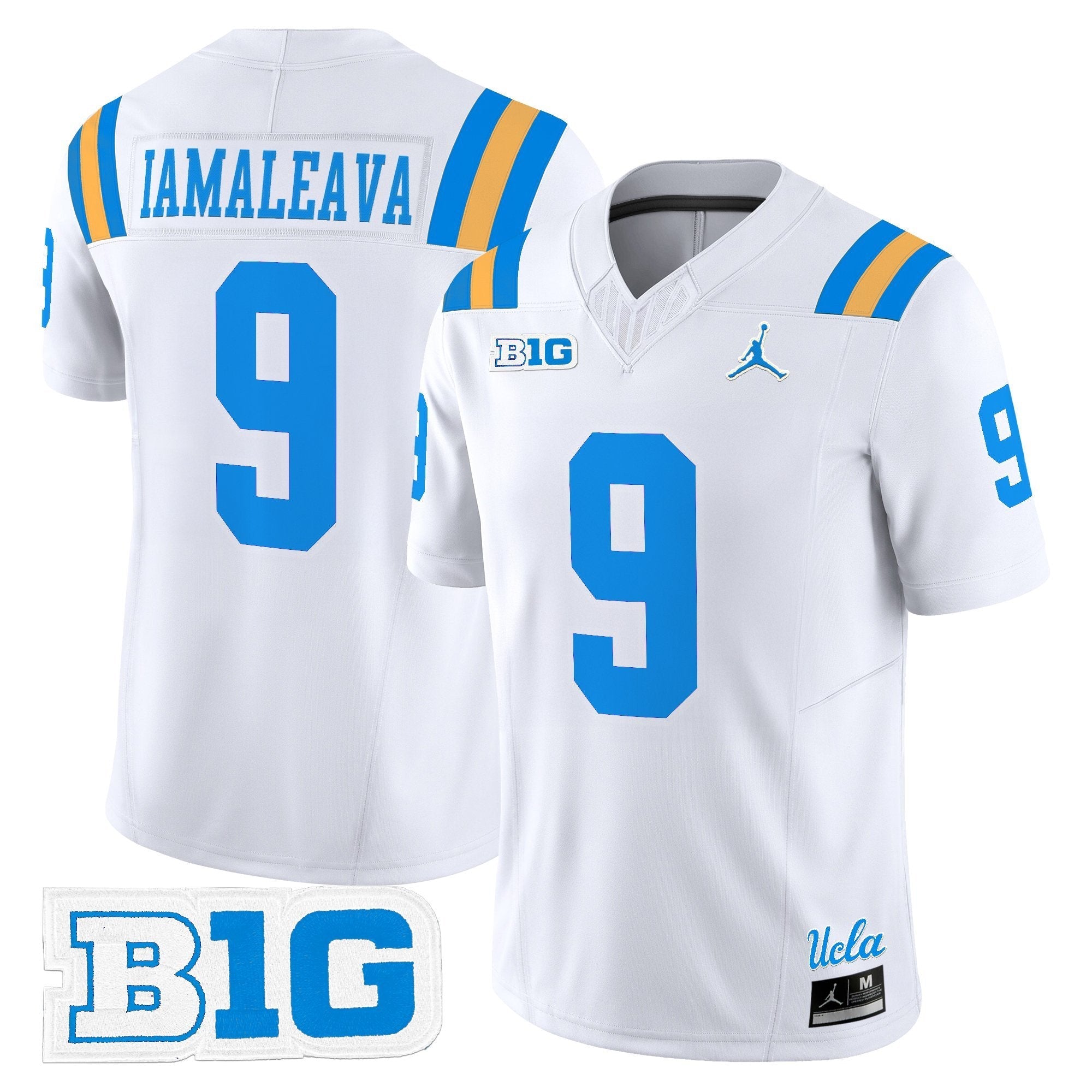 Nico Iamaleava Jersey #9 UCLA Bruins Jersey 2025 Vapor Stitched White
