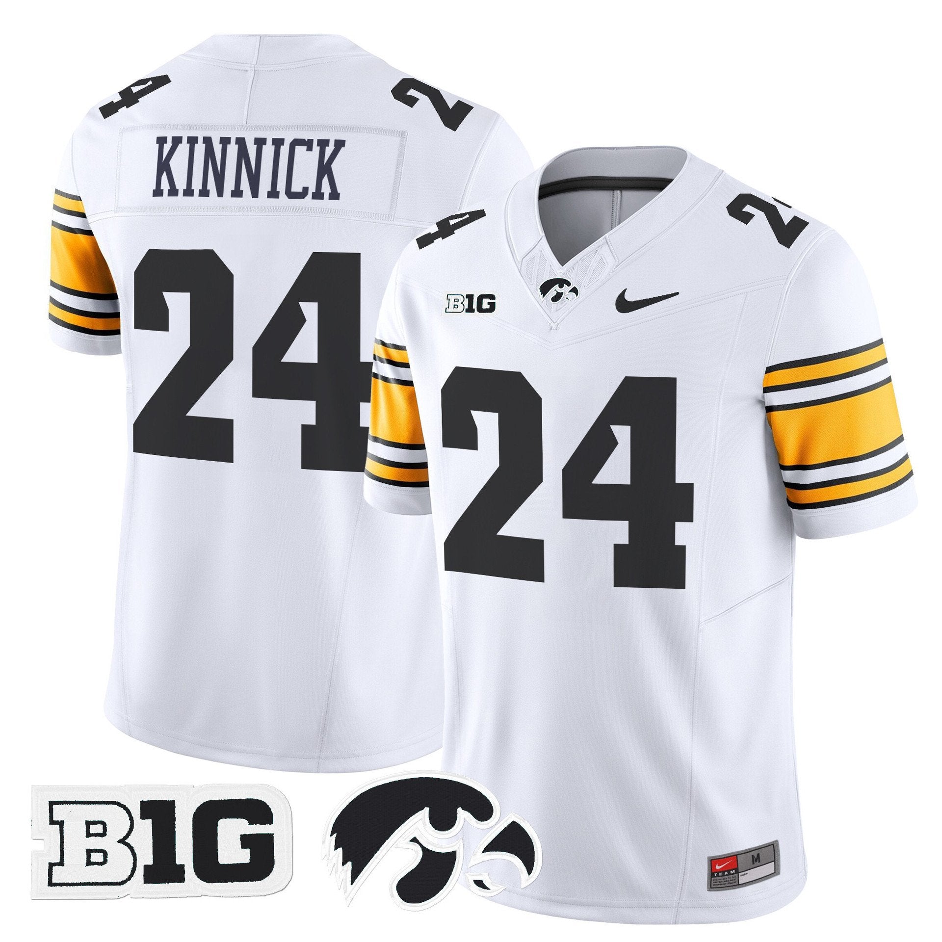 Nile Kinnick Jersey #24 Iowa Hawkeyes 2025 Limited Stitched White