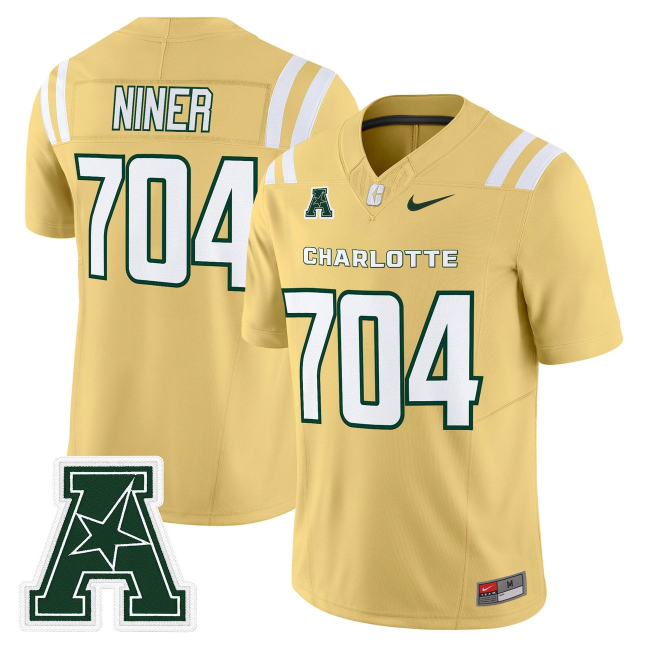 Niner Jersey #704 Charlotte 49ers 2025 Vapor Limited Stitched