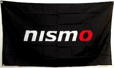 Nissan Nismo Car Flag Black 3X5 Ft Polyester Banner USA 90x150cm
