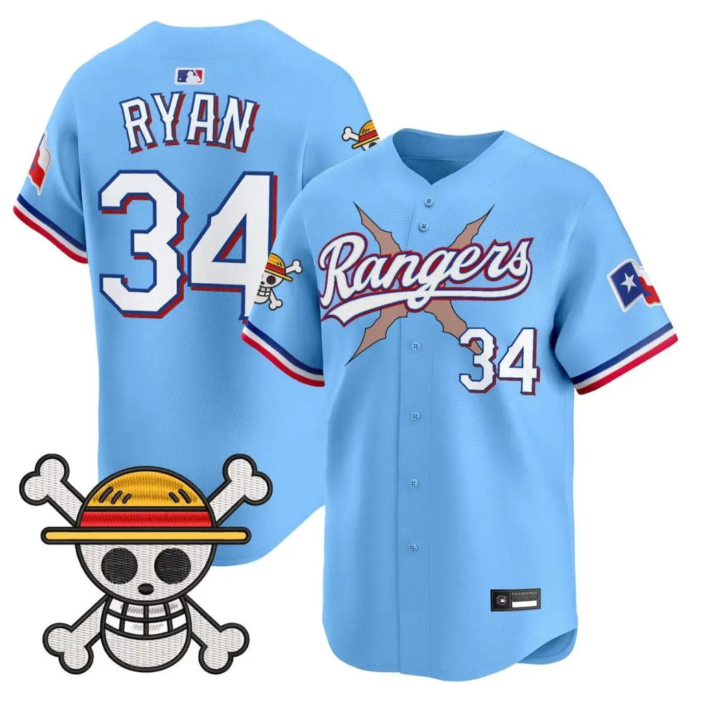 Nolan Ryan Jersey #34 Texas Rangers One Piece Premier Limited Stitched