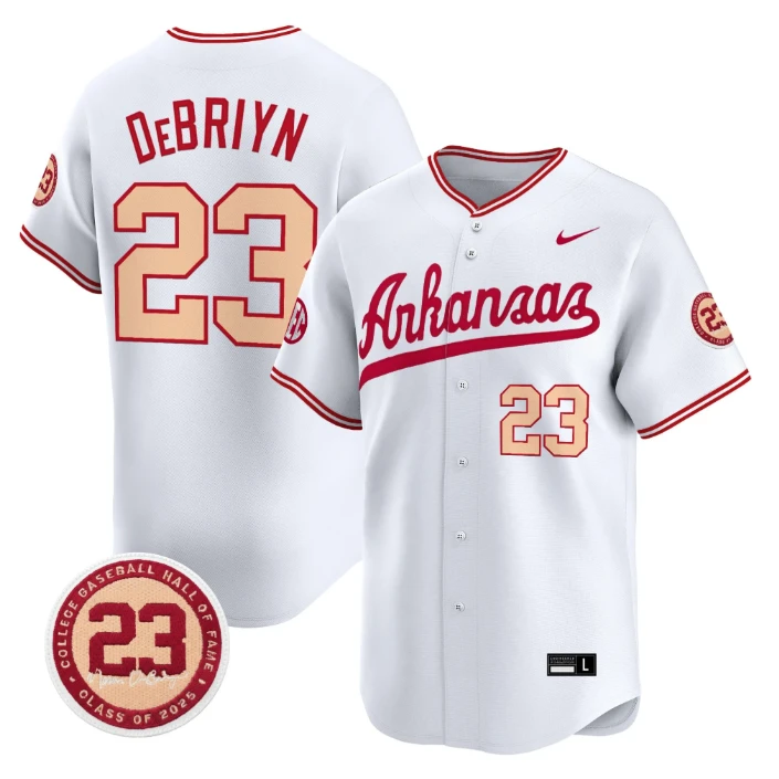 Norm DeBriyn Jersey #23 Arkansas Razorbacks Norm DeBriyn Night Edition Stitched