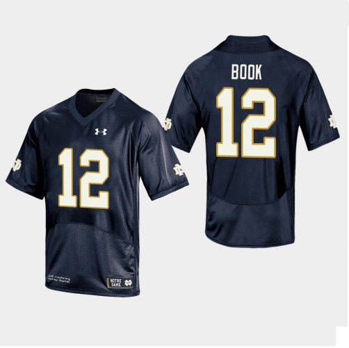 Notre Dame Fighting Irish #12 Ian Book NCAA Football Jersey