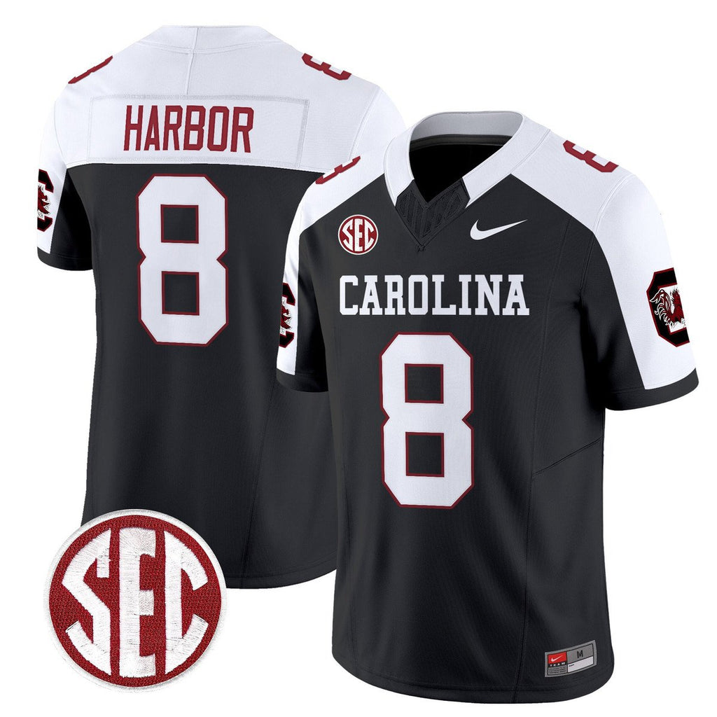 Nyck Harbor Jersey #8 Carolina 1980 Throwback Rebrand 2026 Stitched Black Alter