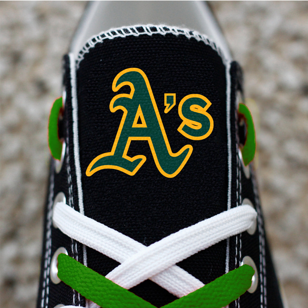 Oakland Athletics Limited Print MLB Baseball Fans Low Top Canvas Shoes Sport Sneakers T-DJ118H
