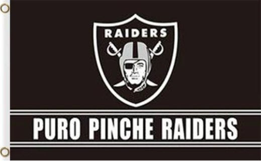 Oakland Raiders Puro Pinche Flag 3X5 Ft Polyester Banner USA 90x150cm