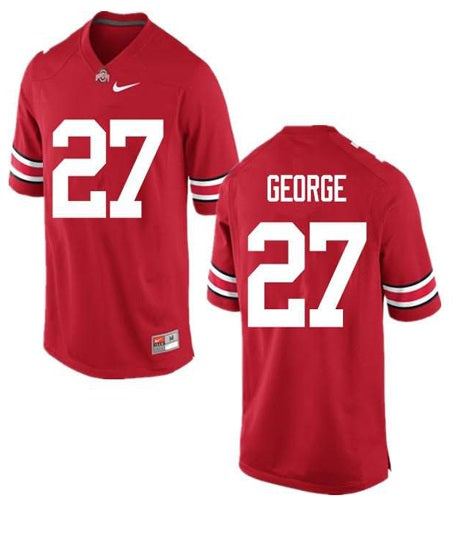 Ohio State Buckeyes #27 Eddie George NCAA College Football Jersey Red