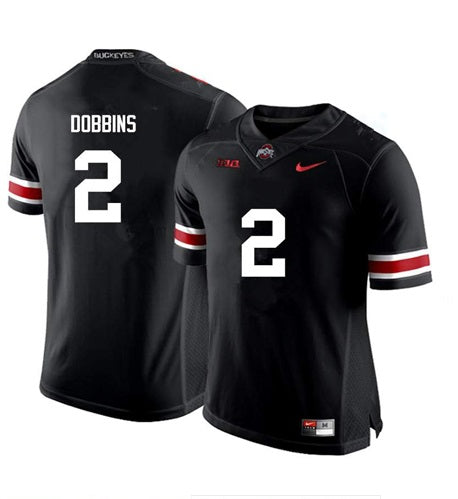 Ohio State Buckeyes #2 J.K. Dobbins NCAA College Football Jersey Black