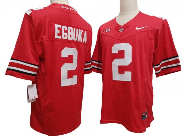 Ohio State Buckeyes #2 Red Jersey - Chris Olave