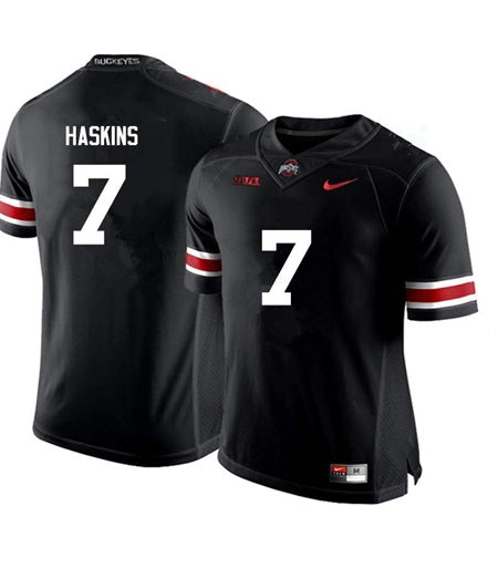 Ohio State Buckeyes #7 Dwayne Haskins NCAA College Football Jersey Black
