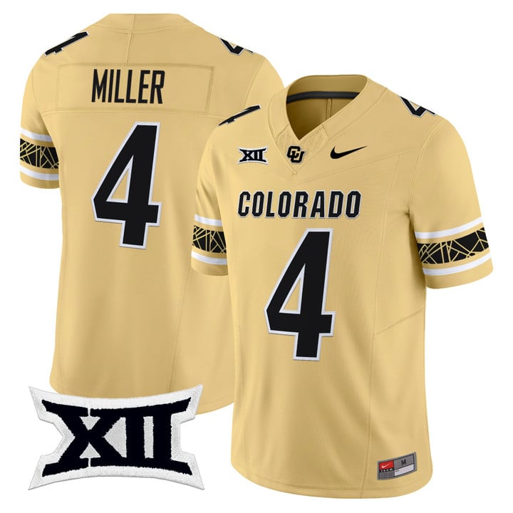 Omarion Miller Jersey #4 Colorado Buffaloes 2025 Vapor Limited V2 Stitched