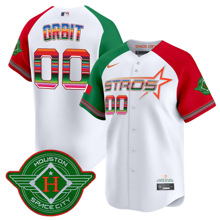 Orbit Jersey #00 Astros 2025 City Connect Mexico Vapor Premier Limited Stitched Alternate