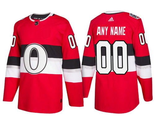Ottawa Senators Red 2017 100 Classic Stitched NHL Jersey