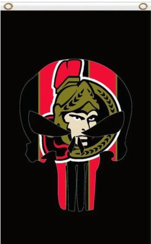 Ottawa Senators Team Sport Vertical Flag 3X5Ft Polyester Digital Print Banner USA