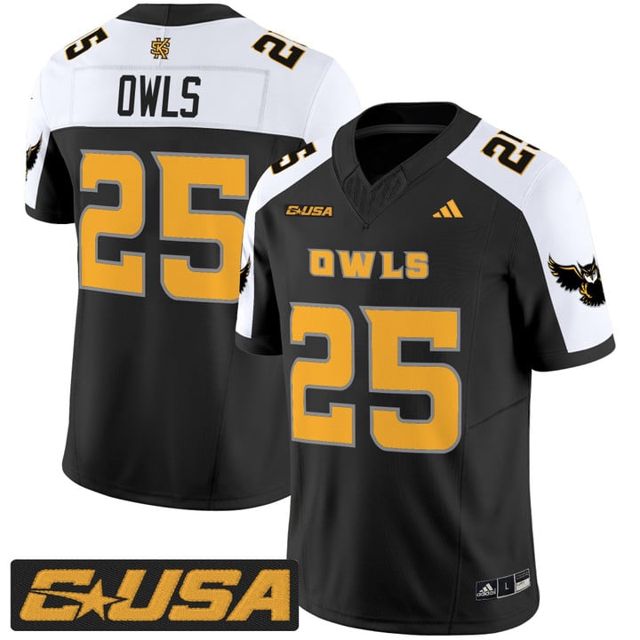 Owls Jersey #25 Kennesaw State Owls 2025 Vapor Limited Stitched