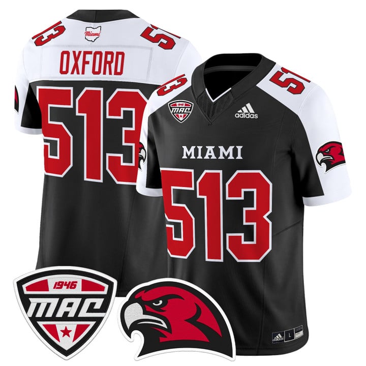 Oxford Jersey #513 Miami OH RedHawks 2025 Vapor Limited Stitched