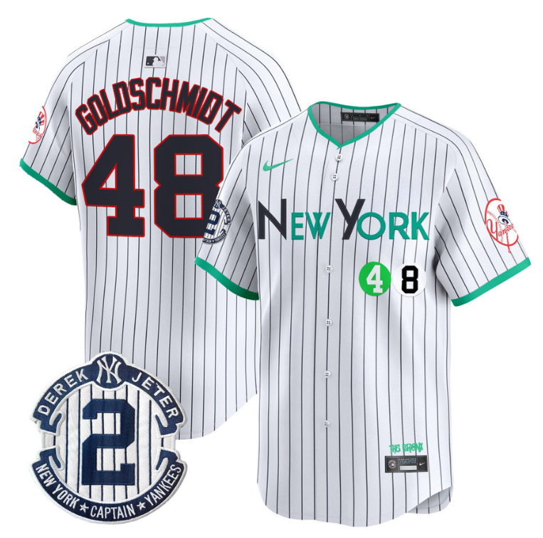 Paul Goldschmidt Jersey #48 New York Yankees City Connect Vapor Premier Limited Stitched Pinstripe