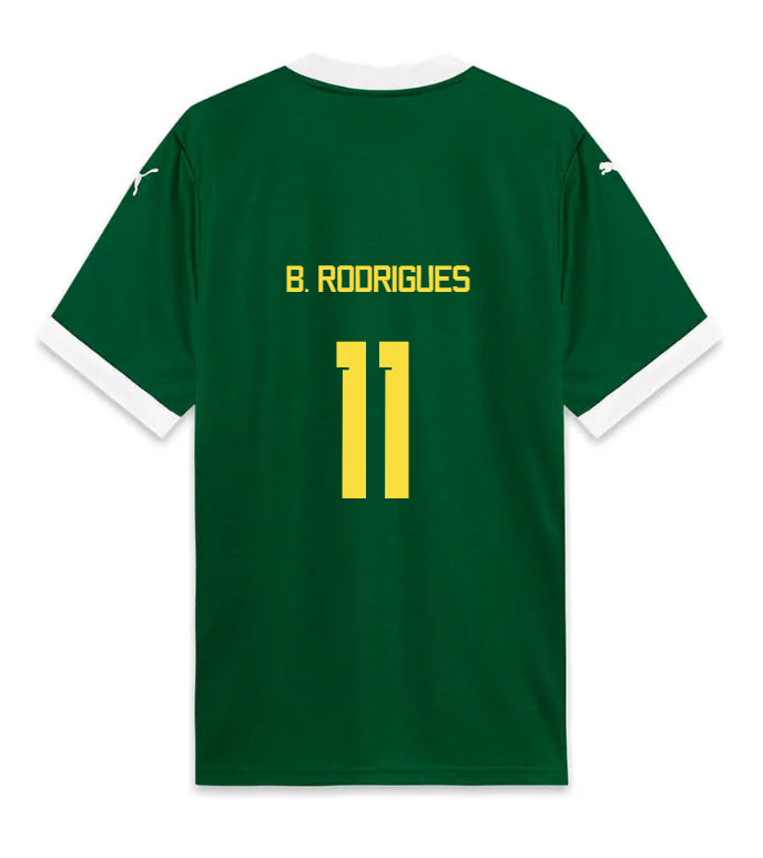 Palmeiras B. RODRIGUES 11 Home 2025-26 Jersey – Green
