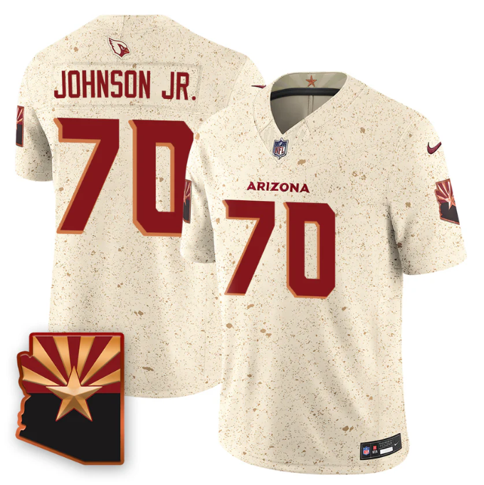 Paris Johnson Jr Jersey #70 F.U.S.E. Football Limited Rivalry Series Stitched