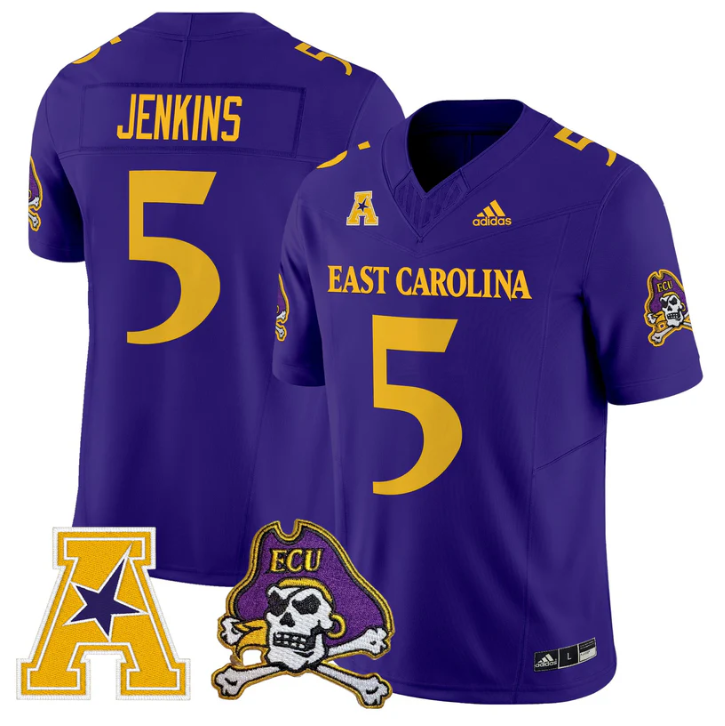 Parker Jenkins Jersey #5 East Carolina Pirates 2025 Limited Stitched