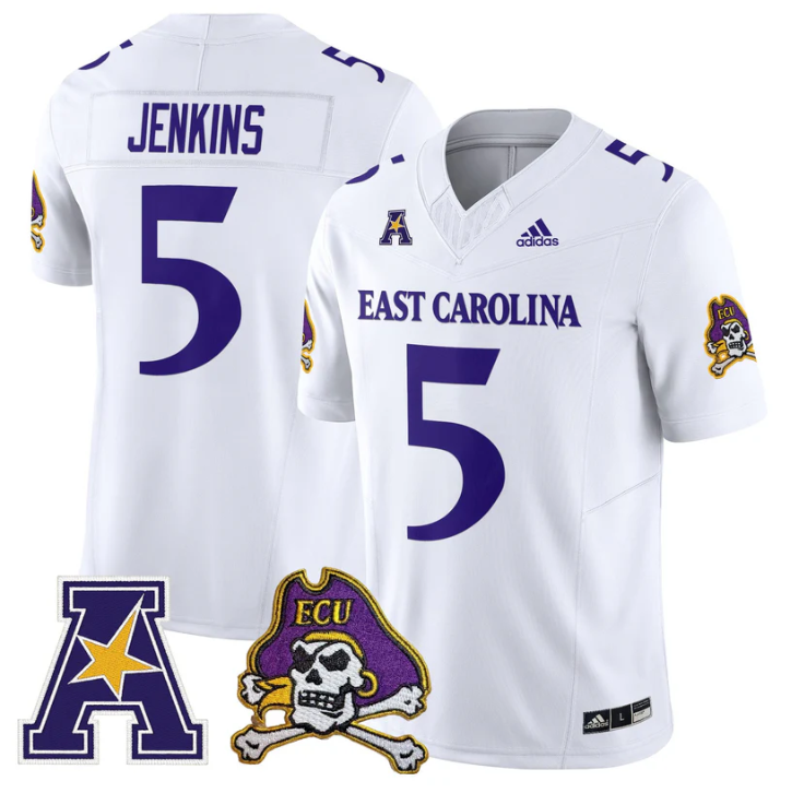 Parker Jenkins Jersey #5 East Carolina Pirates 2025 Limited Stitched