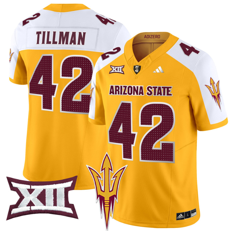 Pat Tillman Jersey #42 Arizona State Sun Devils 2024 Vapor Limited Gold