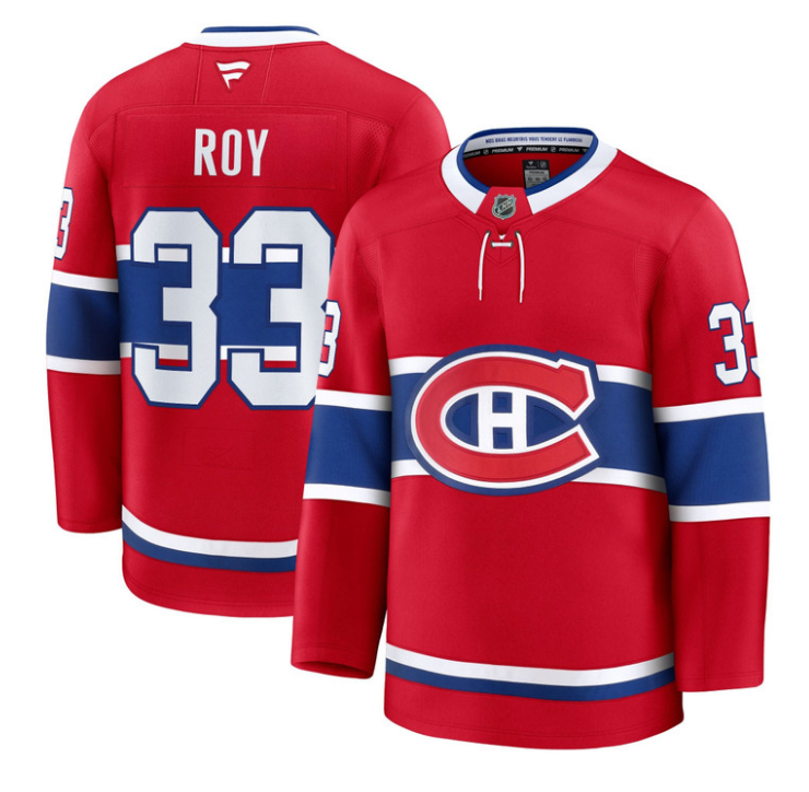 Patrick Roy Jersey #33 Montreal Canadiens Timeless Premium Stitched 2025 Home