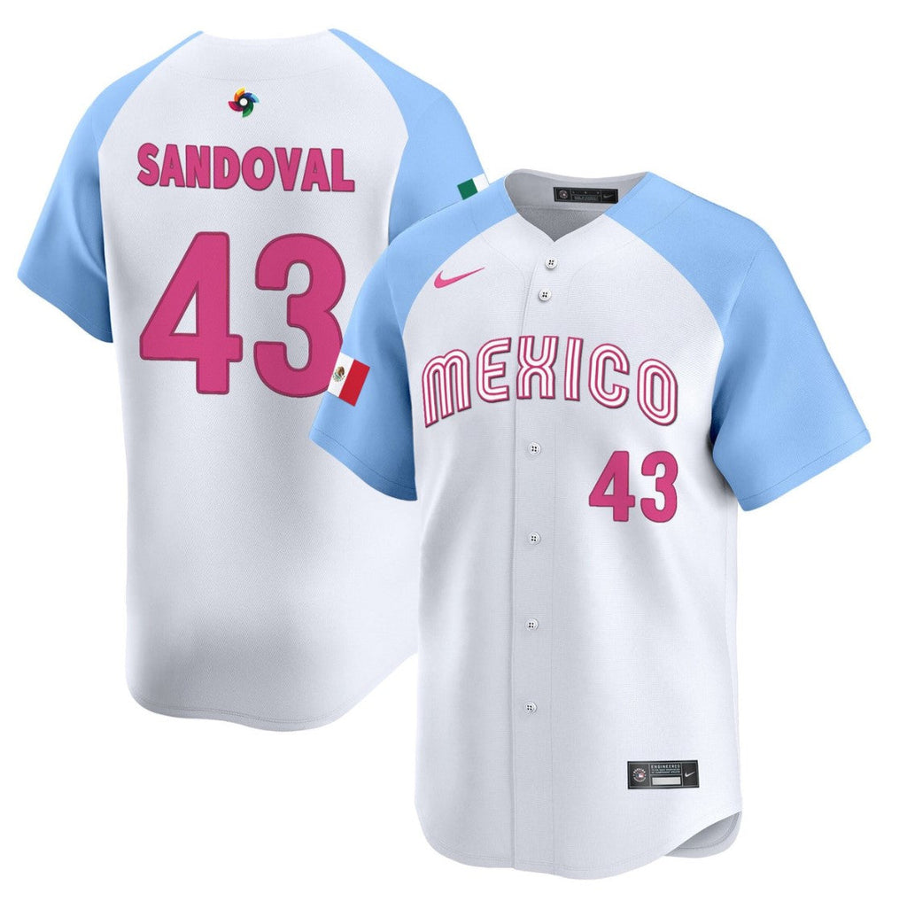 Patrick Sandoval Jersey #43 Projected Team Mexico World Baseball Classic 2023 Style 2026 Roster