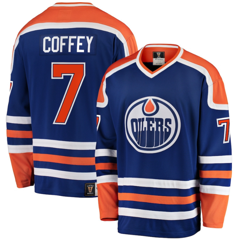 Paul Coffey 7 Edmonton Oilers Home Breakaway Jersey Men