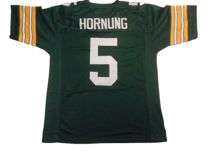 Paul Hornung CUSTOM STITCHED Unsigned Football Jersey Green
