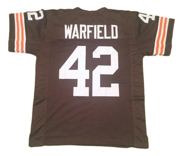 Paul Warfield CUSTOM STITCHED Unsigned Football Jersey Brown