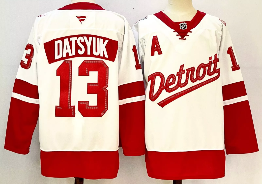 Pavel Datsyuk Jersey #13 Detroit Red Wings 2025 Stadium Series Stitched White