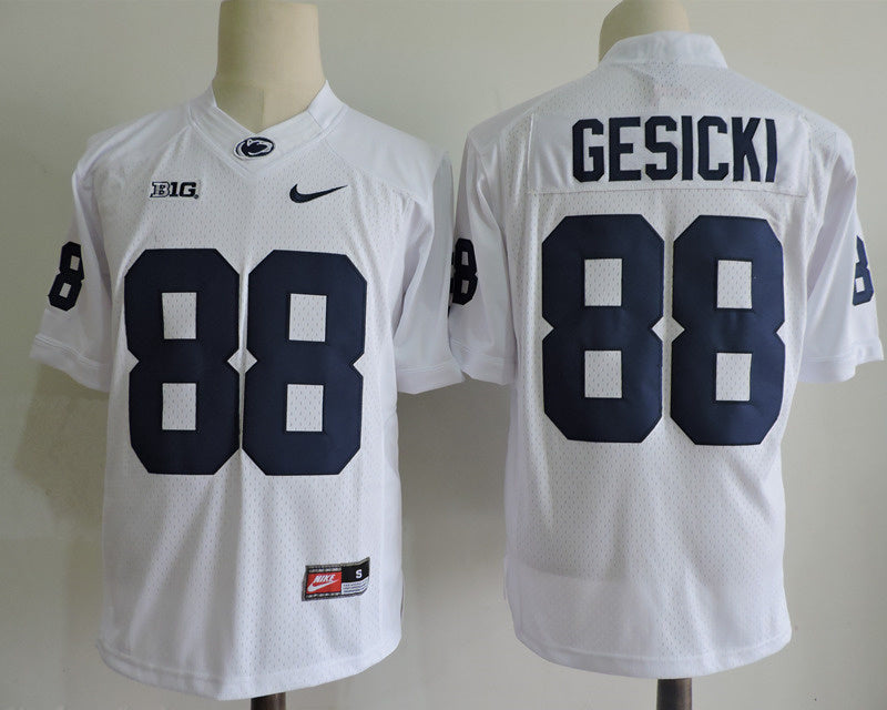 Penn State Nittany Lions #88 Mike Gesicki Football Jersey White