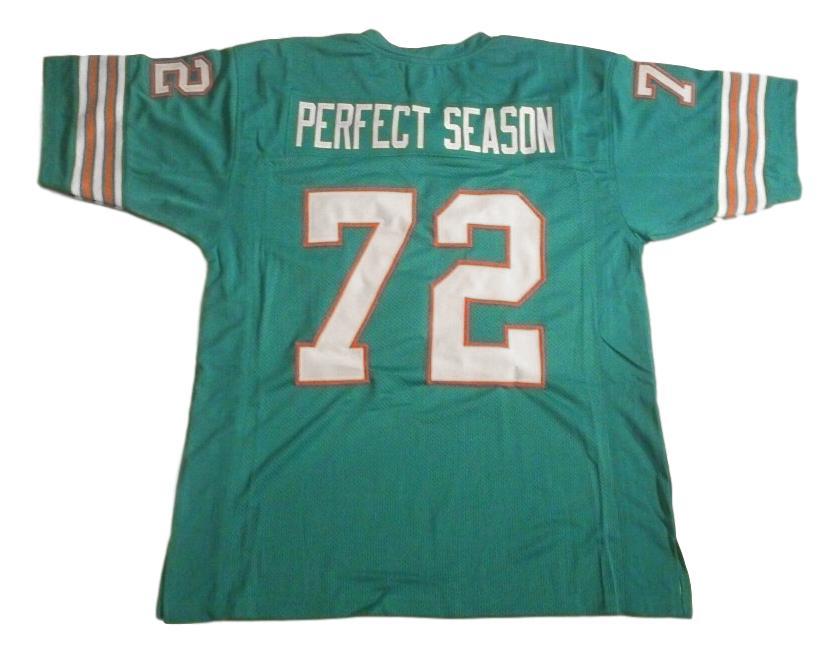 Perfect Season CUSTOM STITCHED Unsigned Football Jersey Teal Green